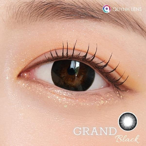 Kính áp tròng QUYNH LENS Grand Black 0 độ