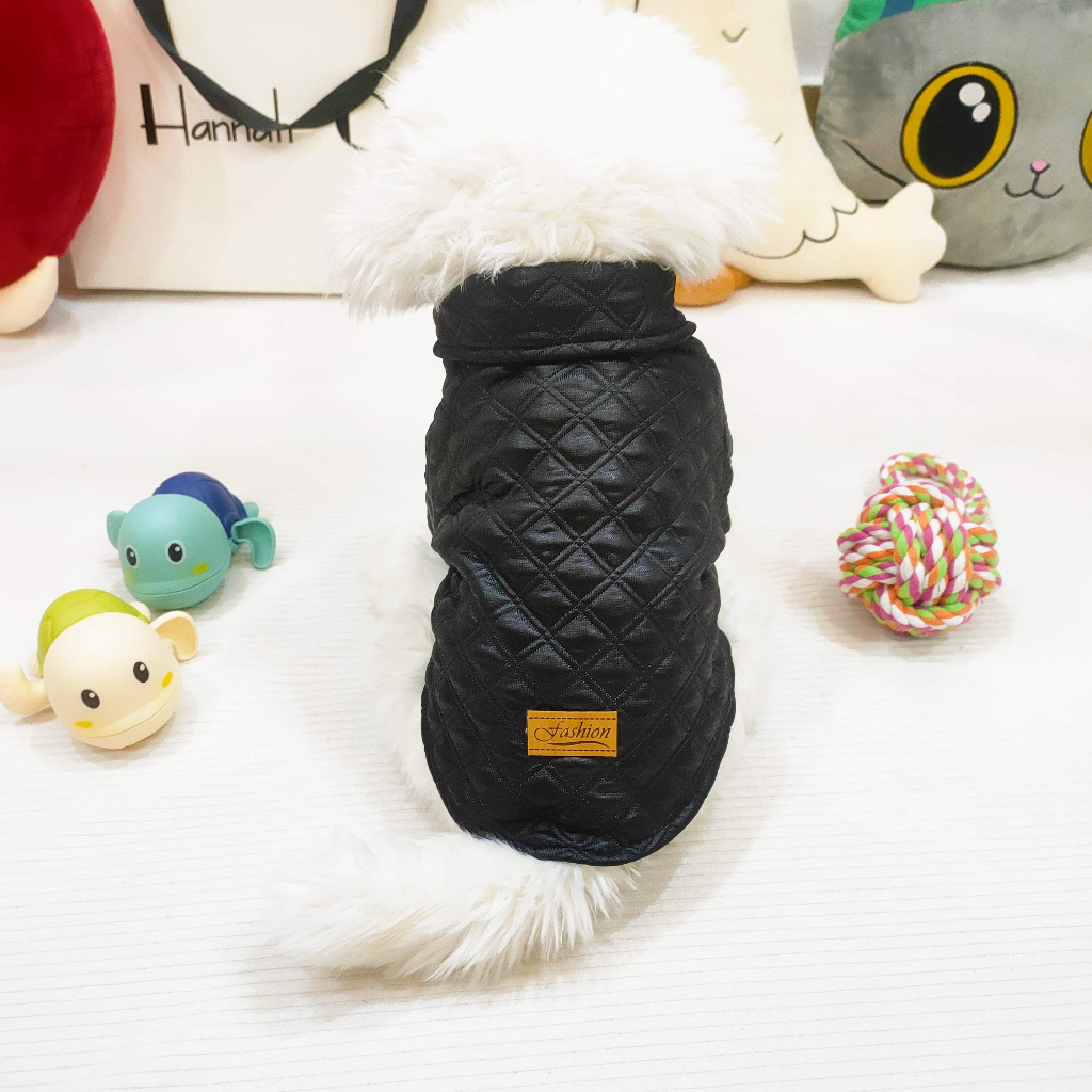 Áo khoác Da thời trang dành cho thú cưng, Áo ấm dành cho chó mèo LaLi Petfashion
