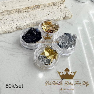 𝐏𝐡𝐮̣ 𝐤𝐢𝐞̣̂𝐧 𝐧𝐚𝐢𝐥 - set giấy bạc mix 4m n357