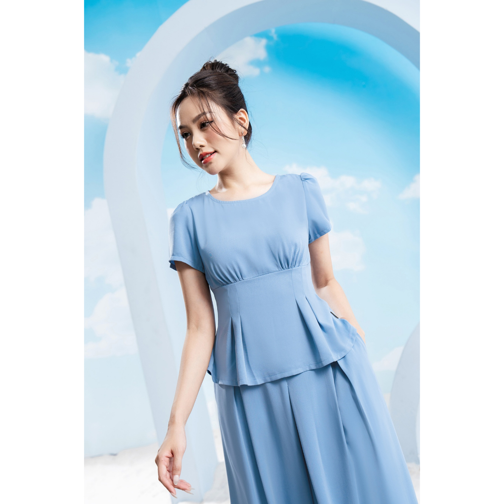 Áo Peplum LAMER Xếp Ly L61B23Q029