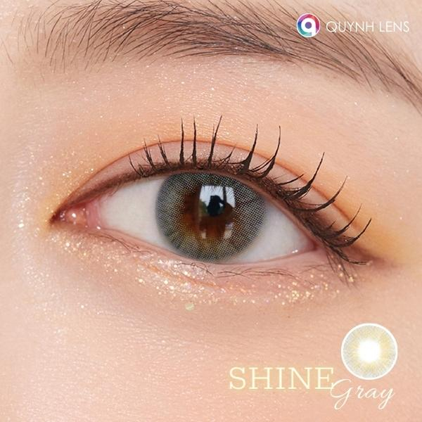 Kính áp tròng QUYNH LENS Shine Gray 0-8 độ (Giá 1 chiếc)