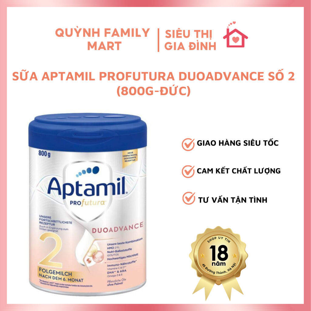 sữa aptamil dành cho trẻ sơ sinh dưới 1 tuổi , Sữa bột APTAMIL Profutura PRE (800g-Đức)