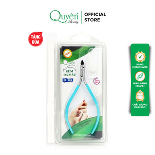 Kềm cắt da màu thép chuyên dụng mỹ phẩm quyên chính hãng nhiều màu sắc lựa chọn - tặng dũa