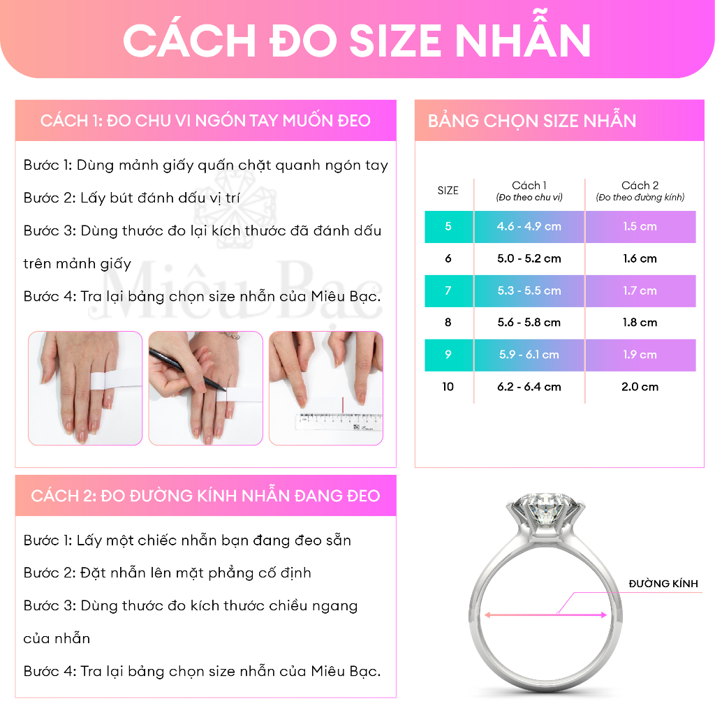 Nhẫn bạc nữ Miêu Bạc Crown Vương miện đính đá sang chảnh chất liệu bạc 925 thời trang phụ kiện trang sức nữ N400597