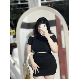 Áo yếm lá cột dây form croptop nữ bigsize