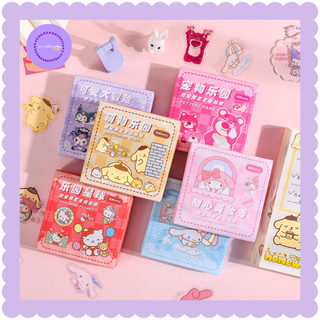 Hộp sticker mini 100 miếng nhân vật Sanrio / Gấu dâu...