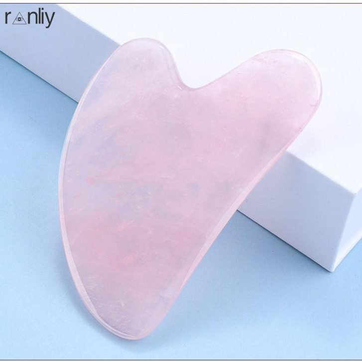 Ranliy💗Đá Guasha massage mặt Cao Cấp