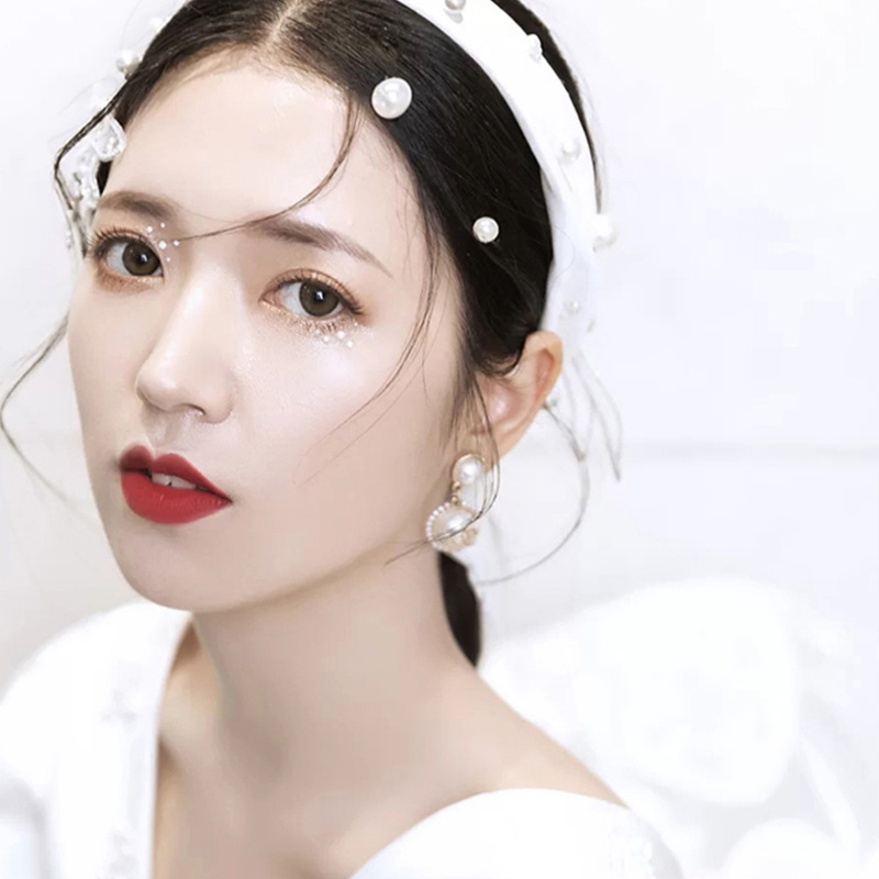 Ranliy🌰Đá đính tóc mặt có sẵn keo dán gồm 100 viên, đá dán makeup, đá đính mặt hóa trang