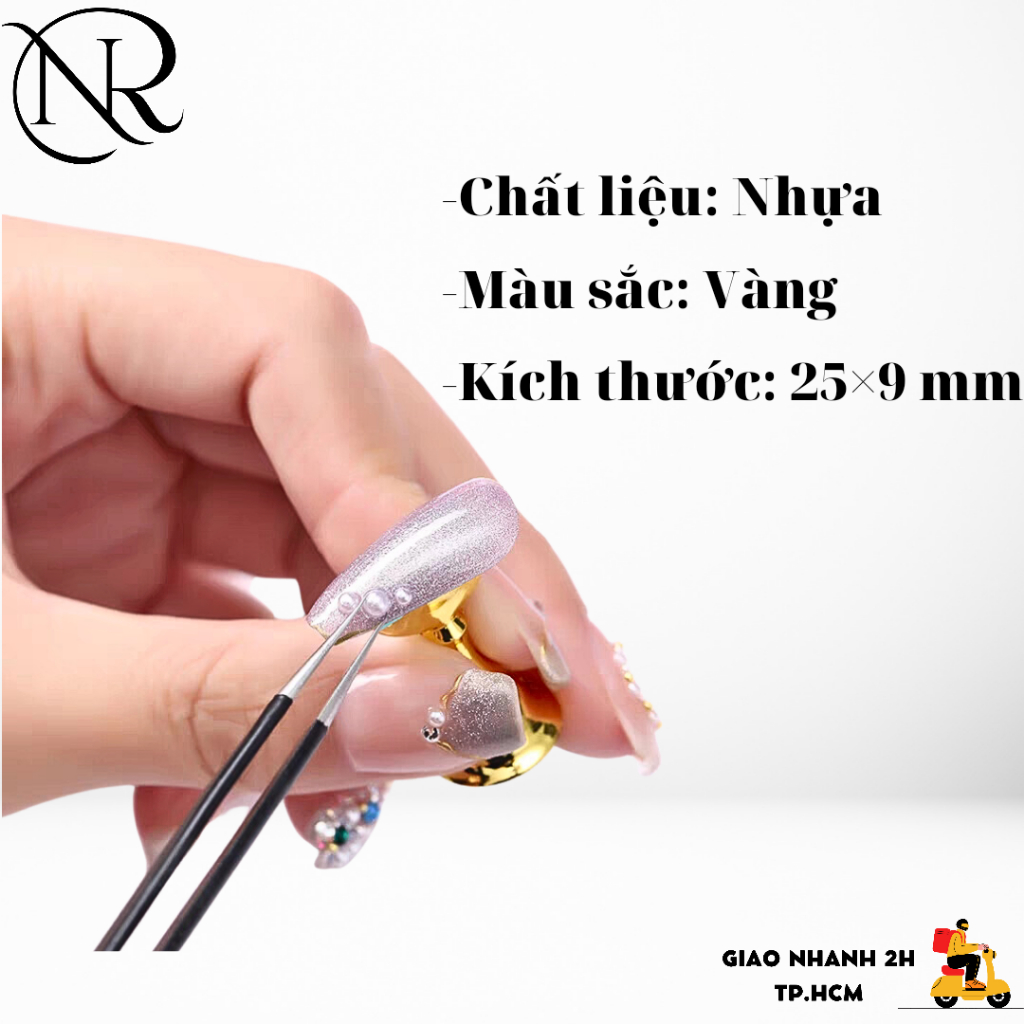 Đế quân cờ, Đế gắn móng giả tập vẽ nail GNDG, Đế nam châm gắn móng mẫu chuyên dụng cho dân làm nail - Nails Red