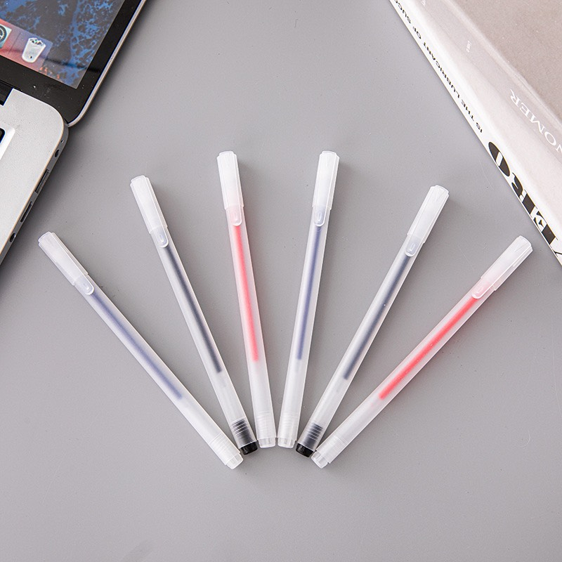 Bút bi nước cute WK123 mực gel đen xanh đỏ nét 0.5mm mực đều nét chữ đẹp đủ màu nhanh khô dễ sử dụng