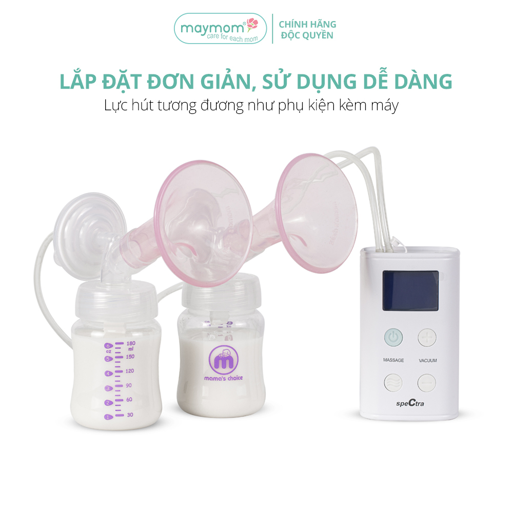 Bộ Phụ Kiện Máy Hút Sữa Spectra, Phễu Hút Sữa Silicone Êm Ái và Hiệu Quả, Nhiều Lựa Chọn Size Phễu