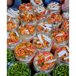 Măng ớt măng tre ngâm ớt gió