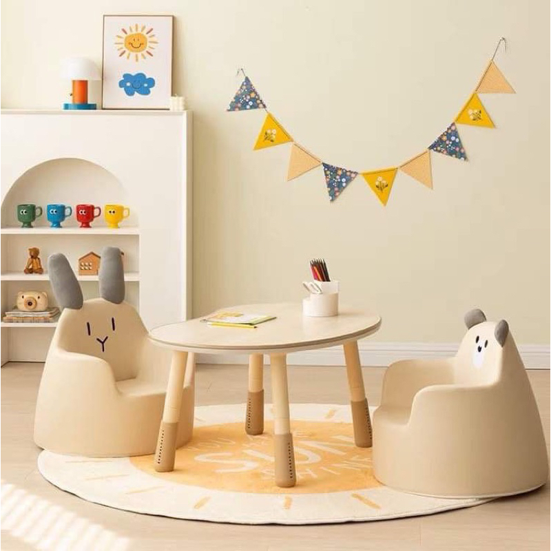 Bộ bàn ghế sofa Nancy size lớn cho bé hàng cao cấp chính hãng