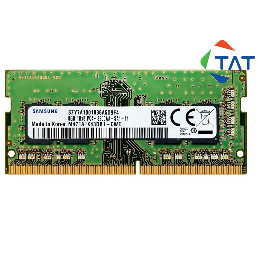Ram Laptop DDR4 8GB Samsung 3200MHz Chính Hãng - Mới Bảo hành 36 tháng