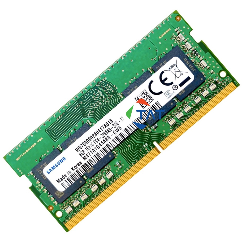 Ram Laptop DDR4 8GB Samsung 3200MHz Chính Hãng - Mới Bảo hành 36 tháng