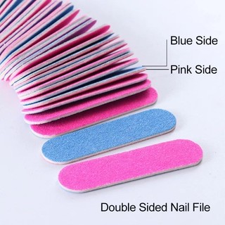 (sp 1k) Set 2c dũa móng tay mini 2 mặt