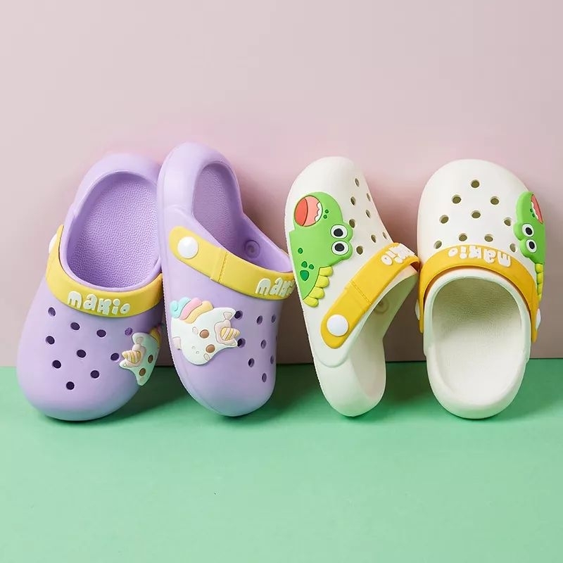 Sục Cheerful Mario, Cross siêu nhẹ, đi mưa chống trơn trượt cho bé trai bé gái