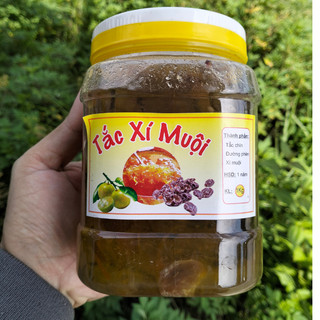 Tắc rim xí muội nhà làm hủ 1kg thơm lành ngọt mát