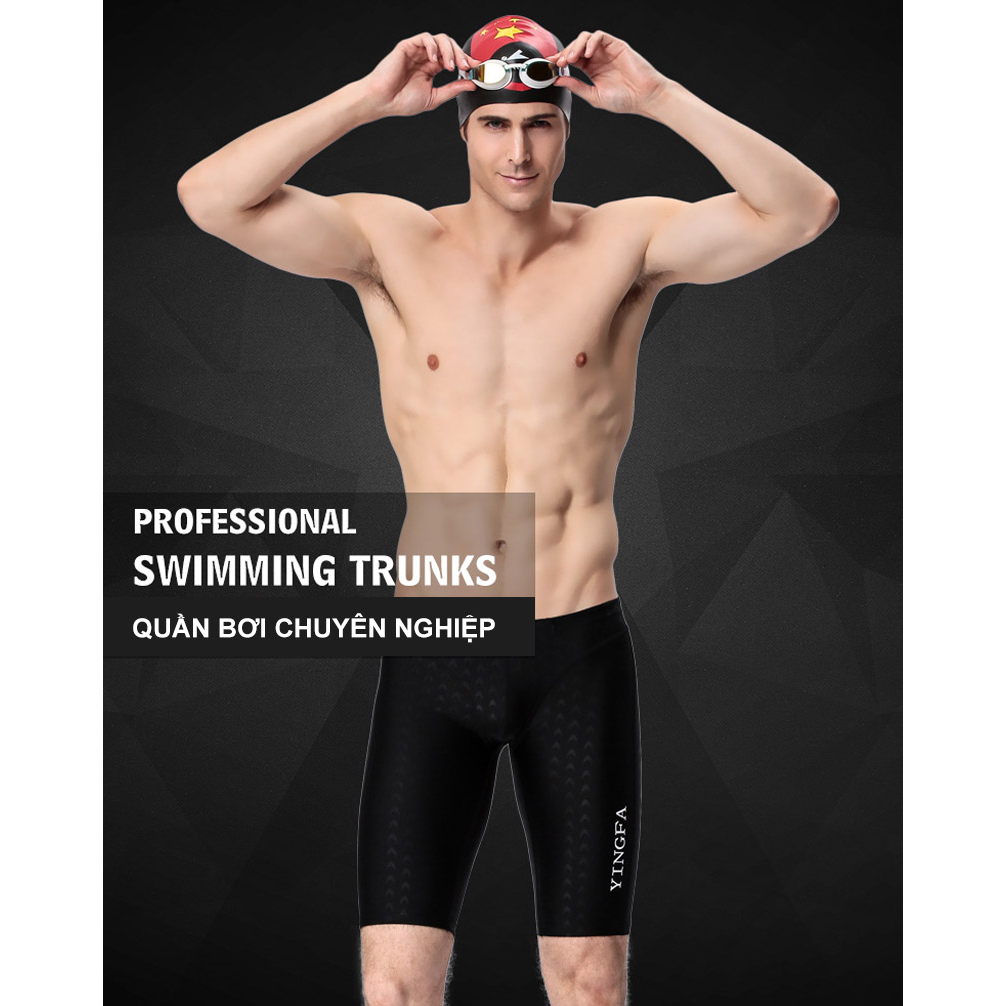 Quần bơi chuyên nghiệp cao cấp cho nam Yingfa 9205