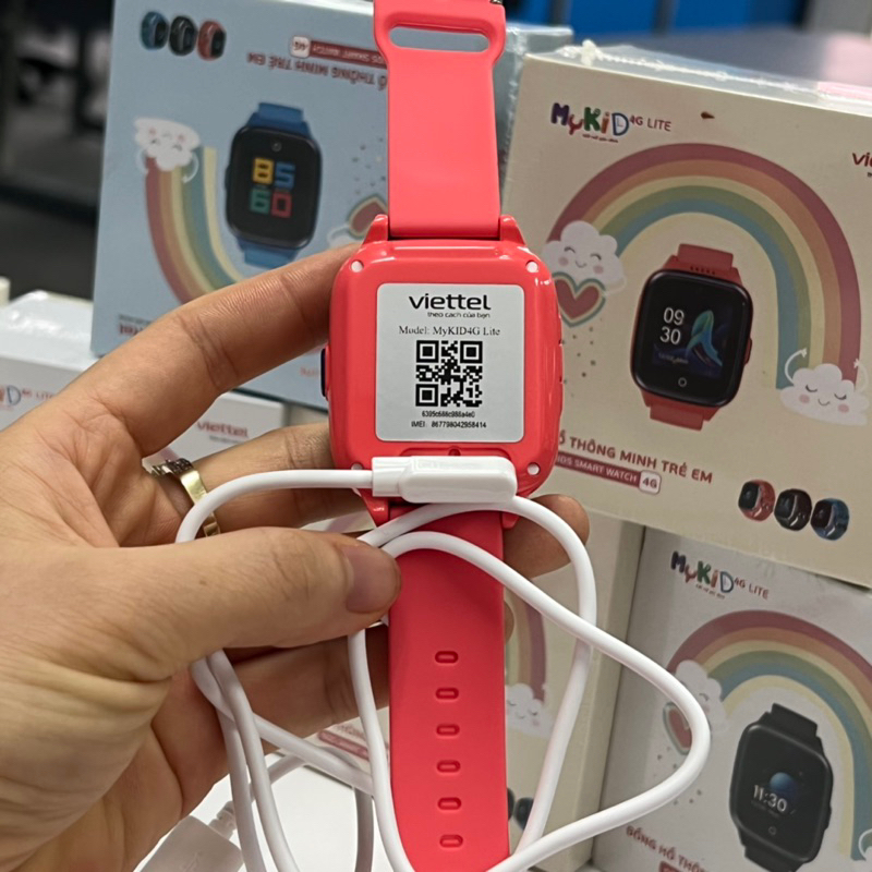 Dây sạc nam châm đồng hồ MyKid 4G Lite Viettel 2023 chính hãng