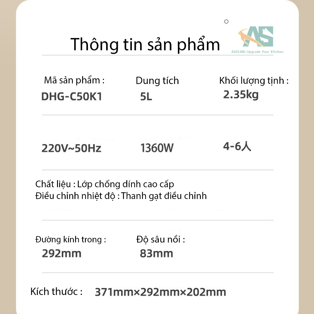 Nồi lẩu đa năng thiết kế hai ngăn dành cho gia đình chính hãng Bear