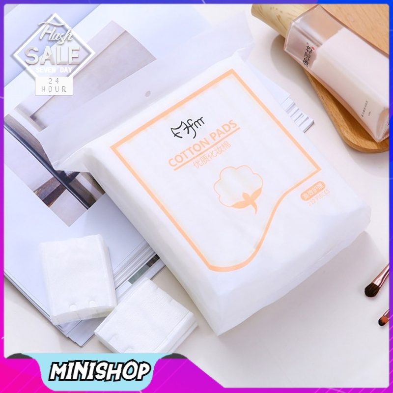 Bông tẩy trang, bông tẩy trang 222 miếng, bông tẩy trang cotton pads