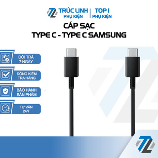 Cáp sạc nhanh ss type c to type c dài 1m