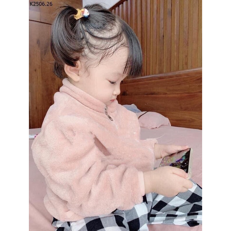 Áo Khoác Lông Cừu Giữ Ấm Hàng Thu Đông QCCC cho Bé