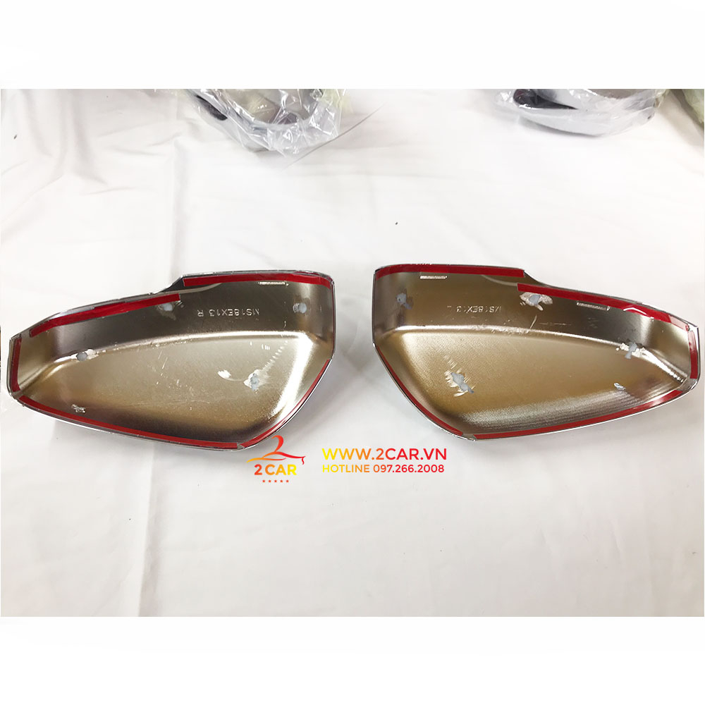 Ốp gương chiếu hậu xe Mitsubishi Xpander 2018 - 2021, 2022, 2023 mạ crom cao cấp, sáng bóng