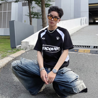  Áo Thun Ragland Unisex Uncover - 369   Màu Đỏ Đen Nâu   