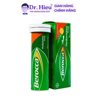 Viên sủi bổ sung vitamin C, B, Kẽm Berocca Performance Orange Bayer