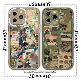 Ốp lưng iphone cạnh vuông Jicase Aesthetic tone green 6plus/6s/6splus/7/7plus/8/8plus/x/xs/11/12/pro/max/plus/promax
