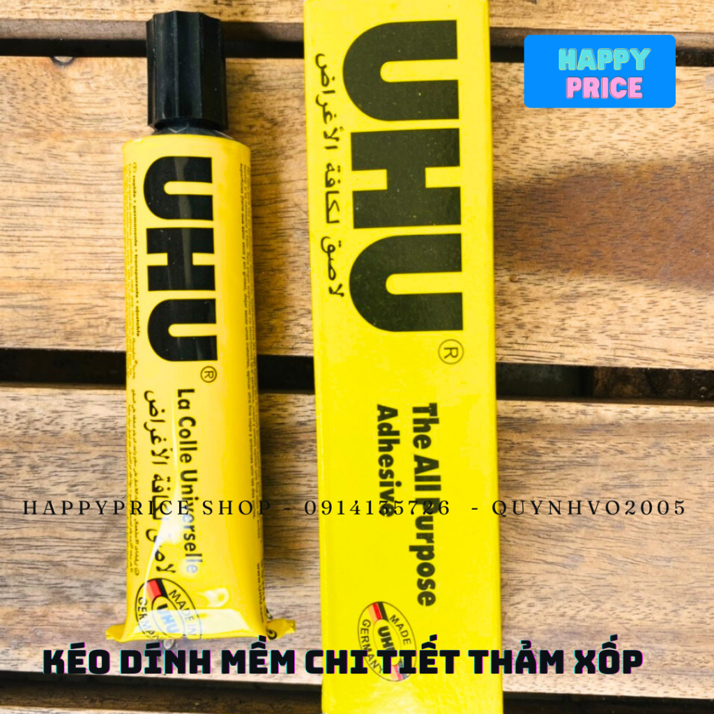 keo dán thảm xốp ghép mềm DUMBO MAT Keo dán mềm UHU 35ml  keo dán DIY thủ công