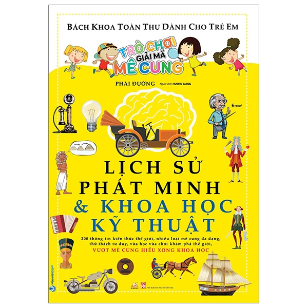 Sách Vanlangbooks - Trò Chơi Giải Mã Mê Cung - Lịch Sử Phát Minh & Khoa Học Kỹ Thuật