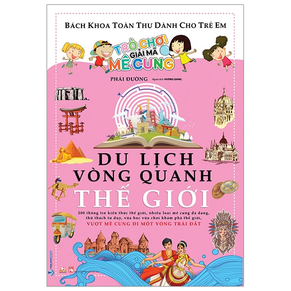 Sách Vanlangbooks - Trò Chơi Giải Mã Mê Cung - Du Lịch Vòng Quanh Thế Giới