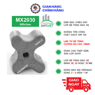 Con Kê Bê Tông Cường Độ Cao – UHPC MX2030 (25) (600 viên/bao)