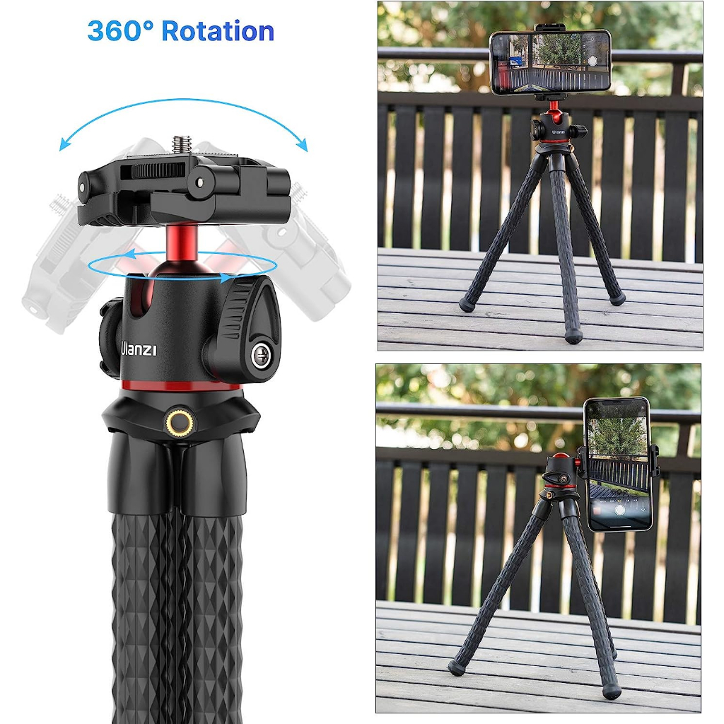 Ulanzi MT-33 - Chân Tripod Bạch Tuộc Đa Năng Cho Máy Ảnh - Điện Thoại - Hàng Chính Hãng