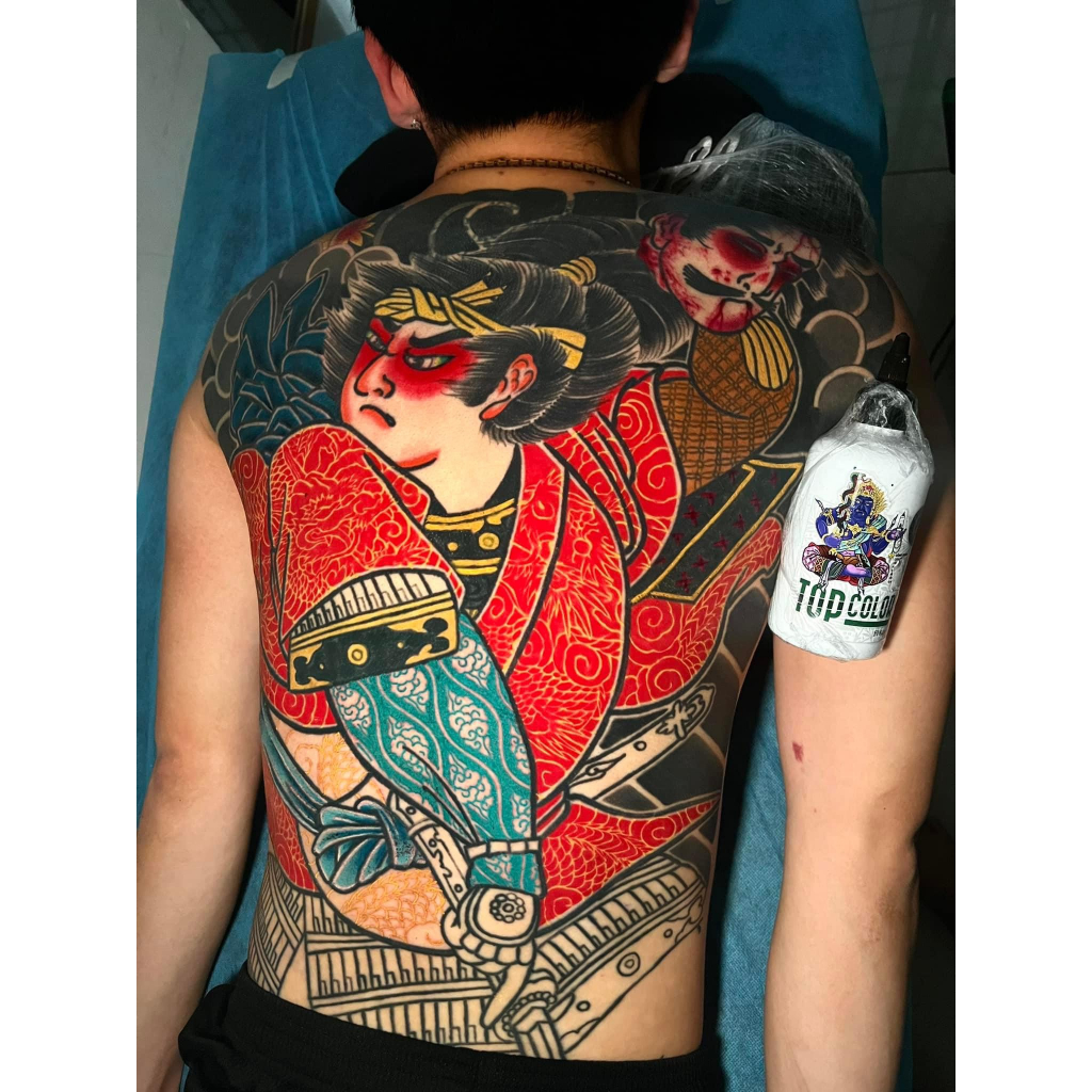 Nước Kích Màu pha Với Mực Xăm Màu TOP CnC Supply Chai 8 oz