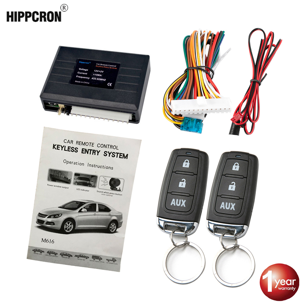 Hệ Thống Khóa Cửa Xe Hơi Kèm Điều Khiển Từ Xa 12V