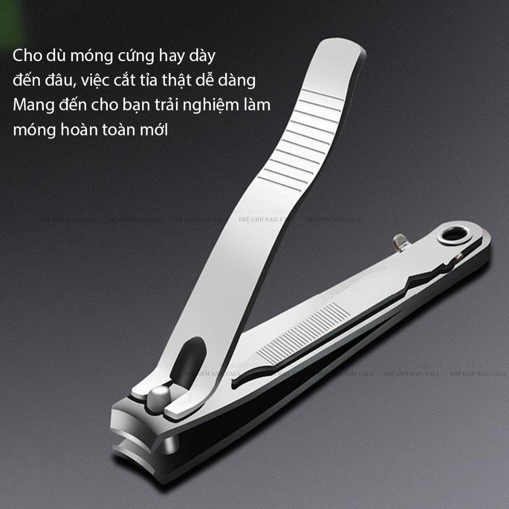 Kìm bấm móng tay đầu thẳng và đầu cong - Dụng cụ cắt móng tay làm nail - Thép không rỉ