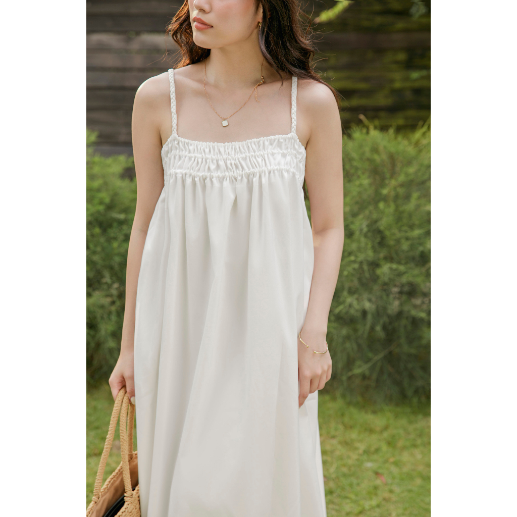 Đầm Maxi Nữ Dáng Xòe Hai Dây LAYBI DRESS - GOÛT DE JUN