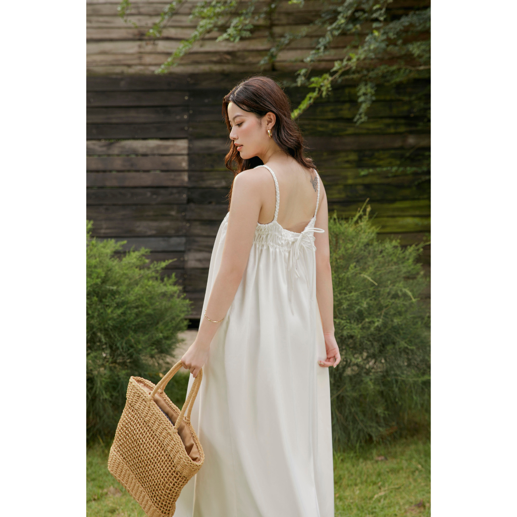 Đầm Maxi Nữ Dáng Xòe Hai Dây LAYBI DRESS - GOÛT DE JUN