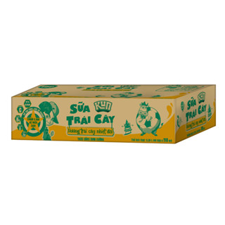 Thùng 48 hộp Sữa trái cây KUN 180ml (không thẻ tặng bộ dụng cụ sổ tay)