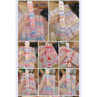 Sỉ 1 dây 10 kẹp tóc ren cho bé xinh xắn