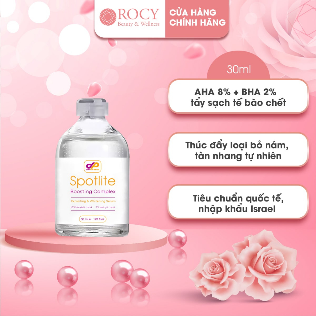 Tẩy Tế Bào Chết Hoá Học AHA 8% + BHA 2% Dạng Tinh Chất Serum Spotlite Boosting Complex 30ml Danpharm Israel