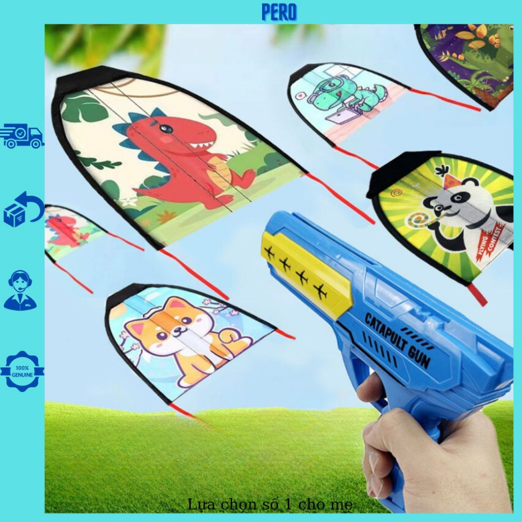 Đồ chơi súng bắn phóng diều, Đồ chơi ngày hè cho bé