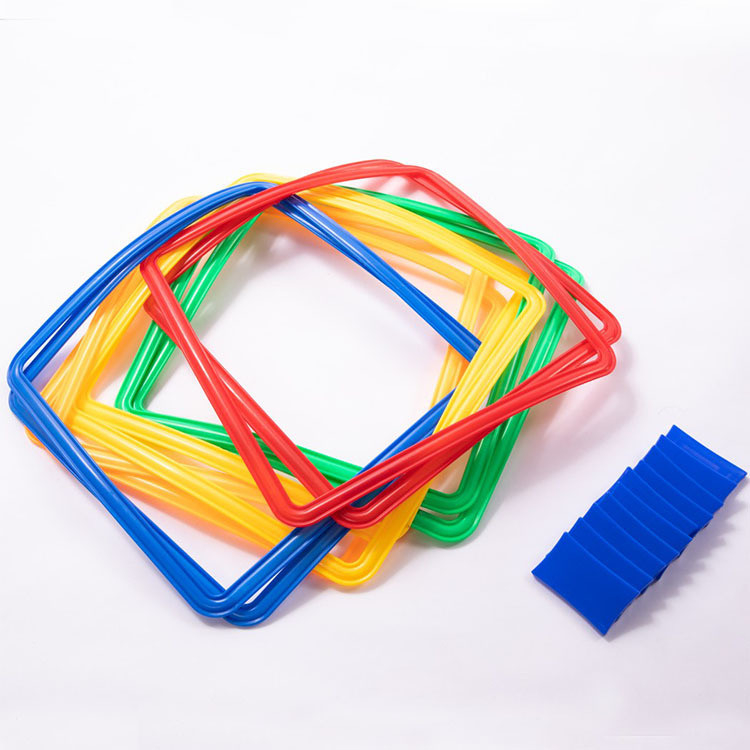 Sét 10 vòng tròn nhựa cho trẻ chơi trò chơi đường kính 40cm, 30cm, 14cm