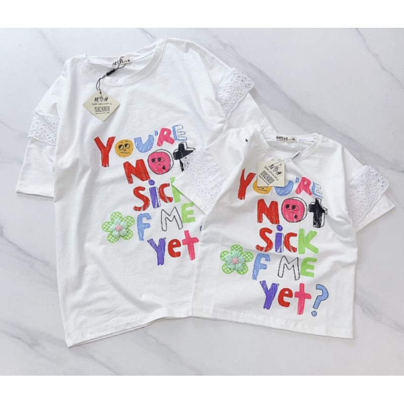 Sét váy áo hình chụp trải sàn bao chất cho mẹ và bé