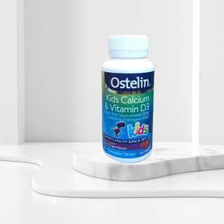 Viên uống bổ sung canxi Ostelin Kid Calcium & Vitamin D3 90 viên