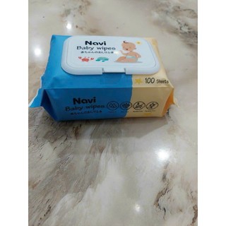Khăn giấy ướt navi baby wipes 100 tờ - 50 tờ